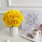 10PCS Yellow Artificial Roses with Long Stems – Realistic Silk Faux Flower Bouquet for Wedding, Bridal Bouquet, Valentine’s Day, Proposal, Party, Centerpieces & Home Decoration